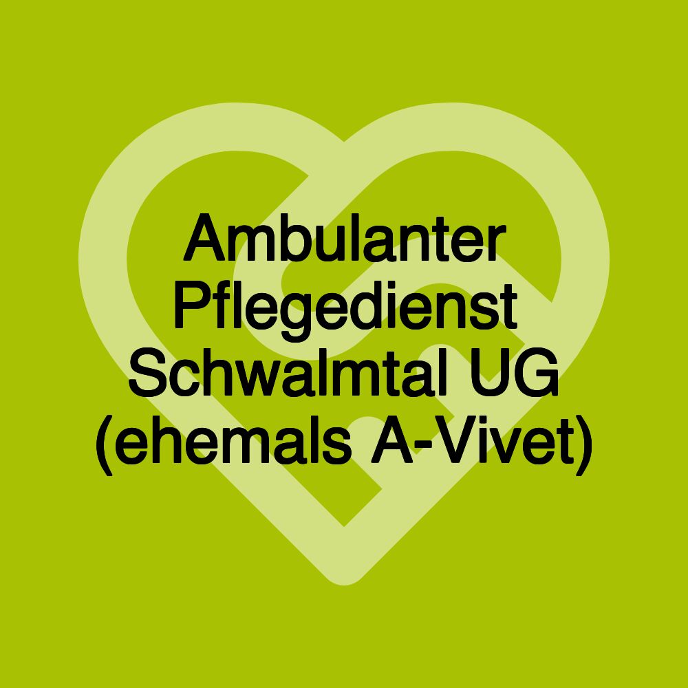 Ambulanter Pflegedienst Schwalmtal - APS