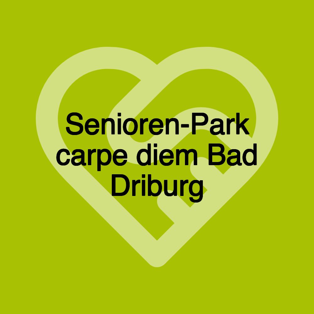 Senioren-Park carpe diem Bad Driburg