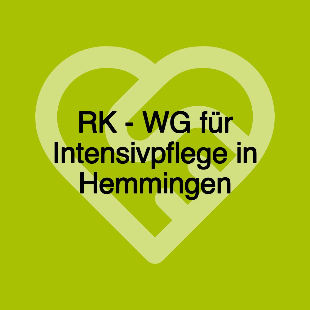 RK - WG für Intensivpflege in Hemmingen