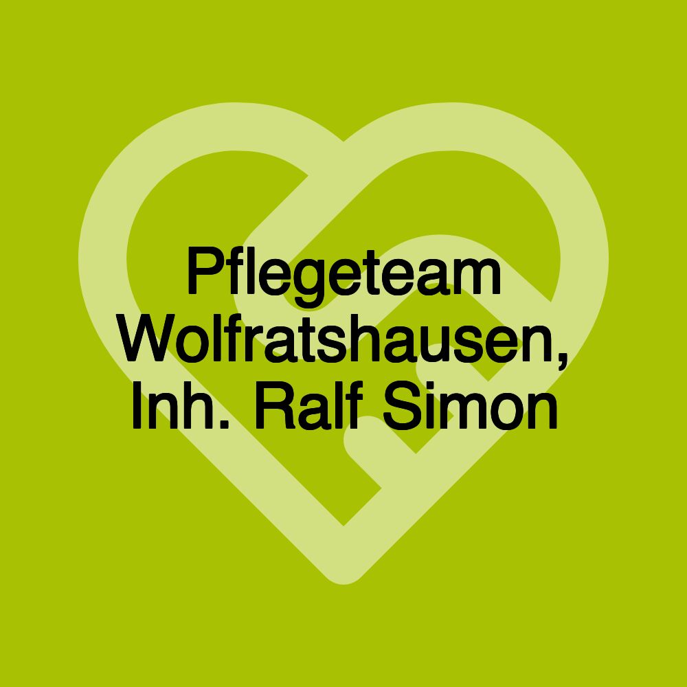 Pflegeteam Wolfratshausen, Inh. Ralf Simon