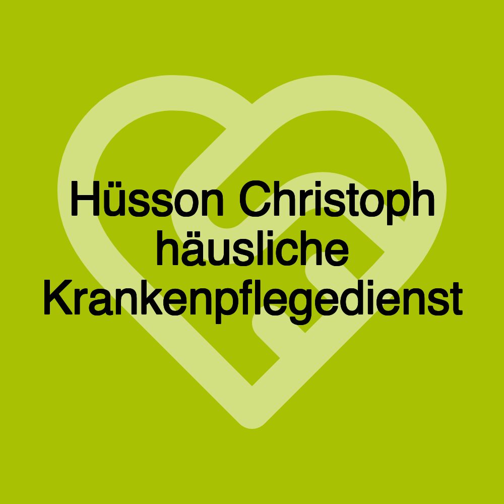 Hüsson Christoph häusliche Krankenpflegedienst