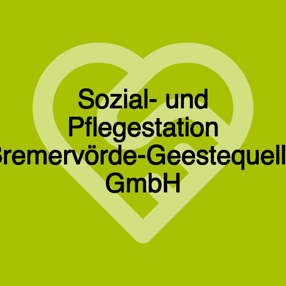 Sozial- und Pflegestation Bremervörde-Geestequelle GmbH