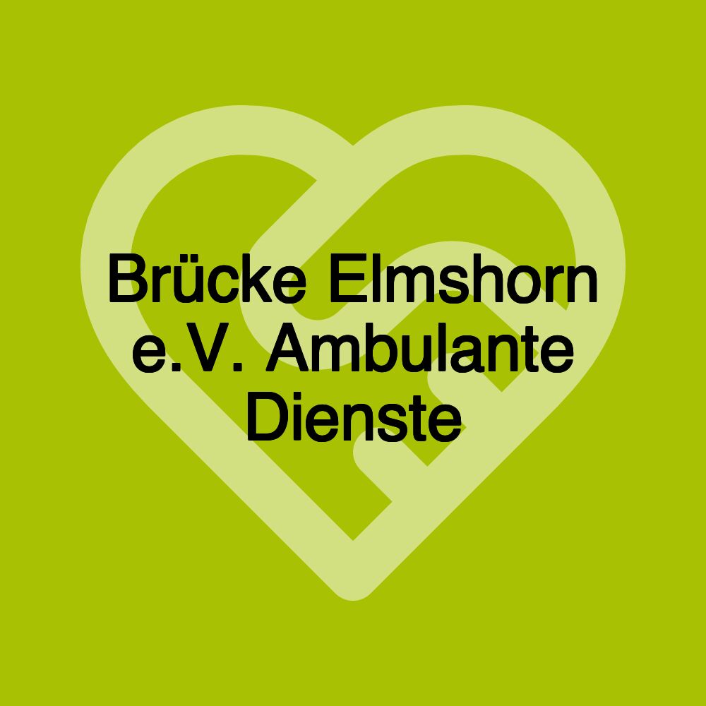 Brücke Elmshorn e.V. Ambulante Dienste