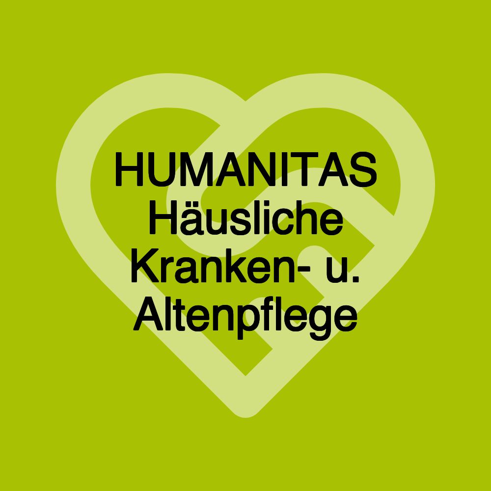 HUMANITAS Häusliche Kranken- u. Altenpflege