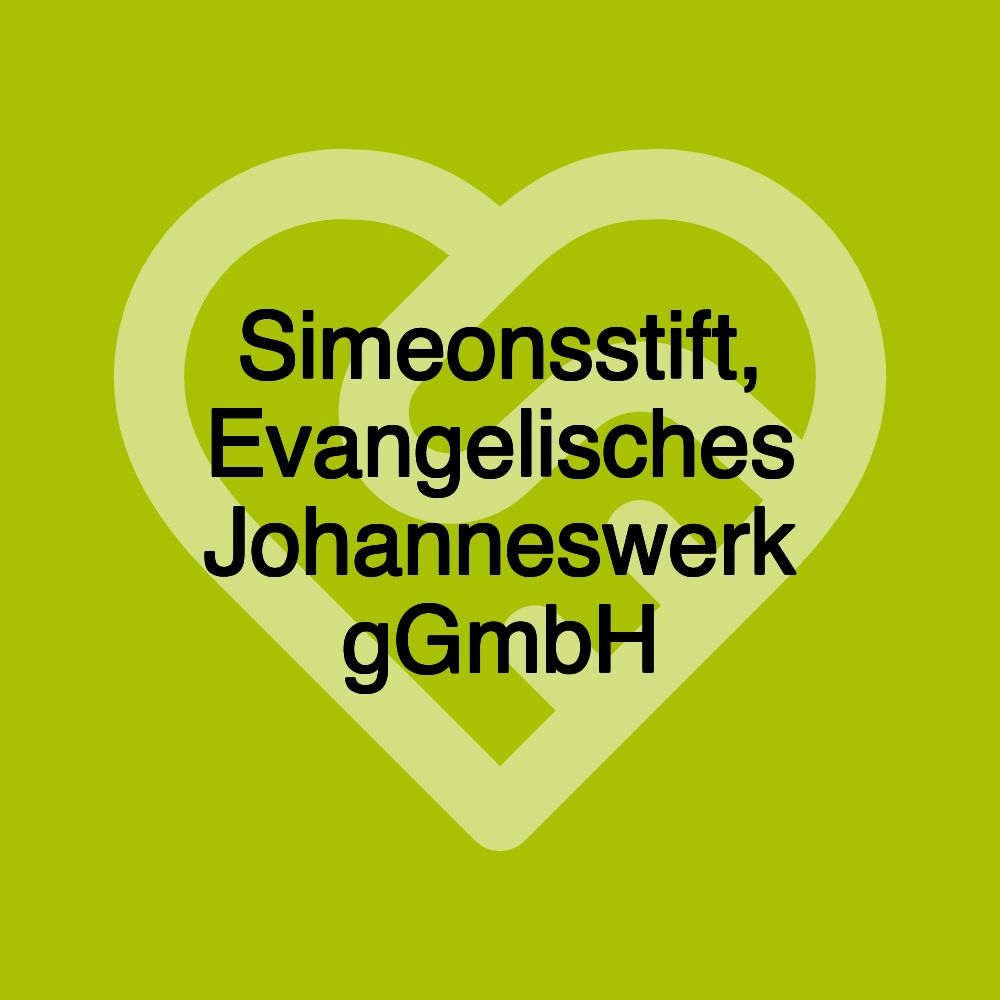 Simeonsstift, Evangelisches Johanneswerk gGmbH