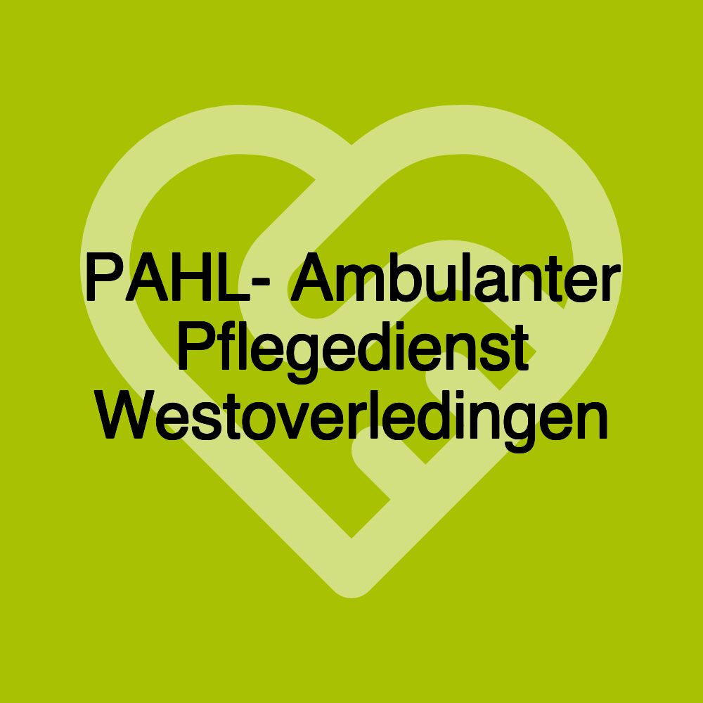 PAHL- Ambulanter Pflegedienst Westoverledingen