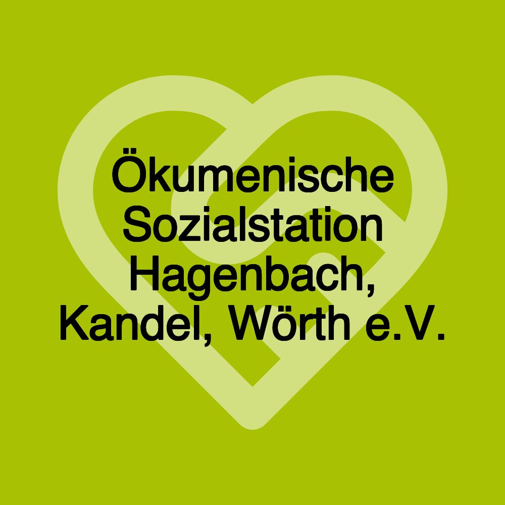 Ökumenische Sozialstation Hagenbach, Kandel, Wörth e.V.