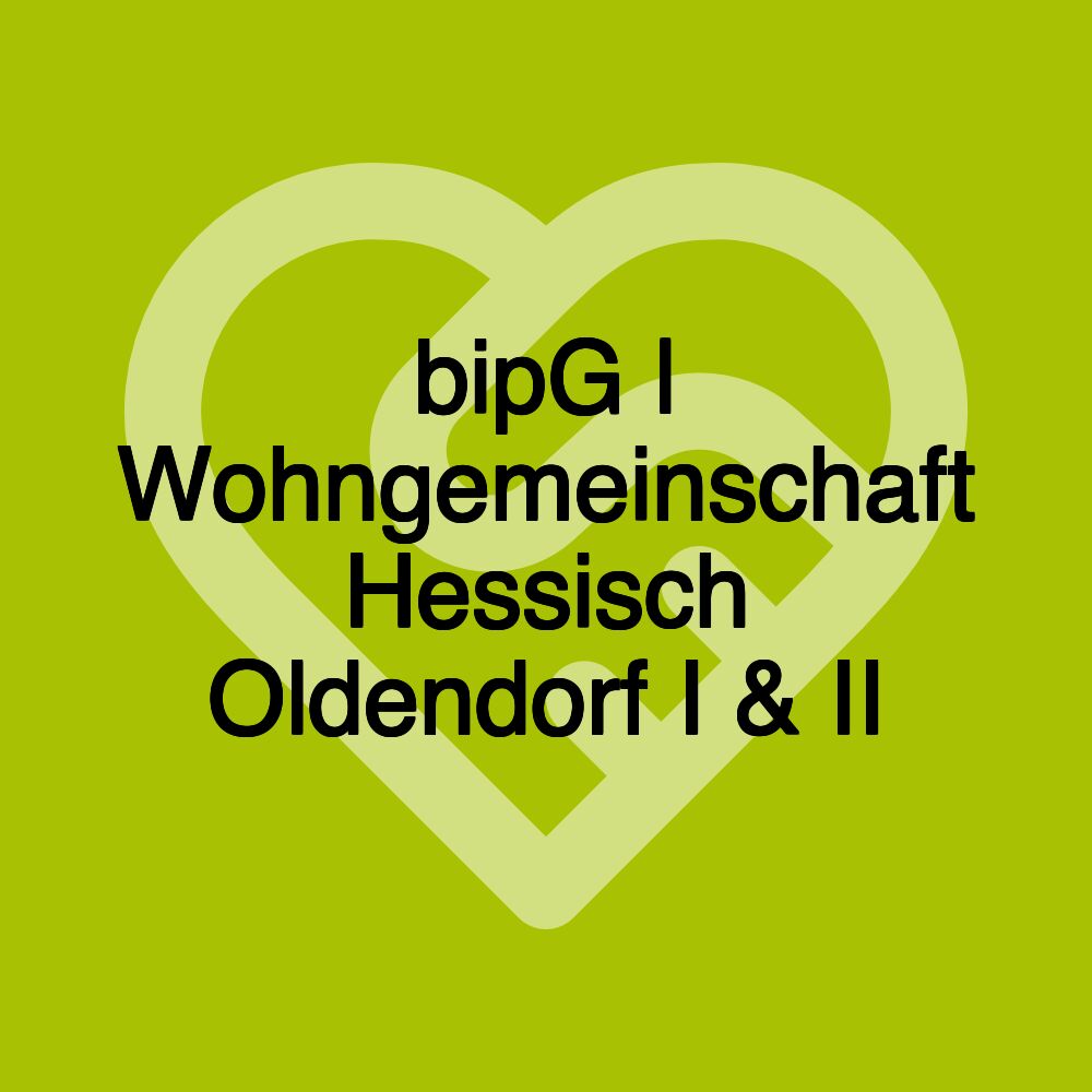 bipG | Wohngemeinschaft Hessisch Oldendorf I & II