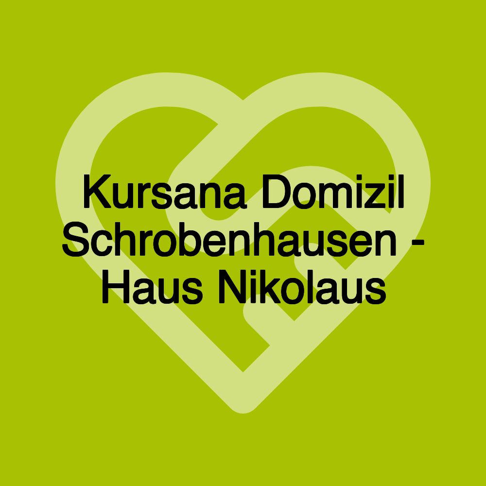 Kursana Domizil Schrobenhausen - Haus Nikolaus