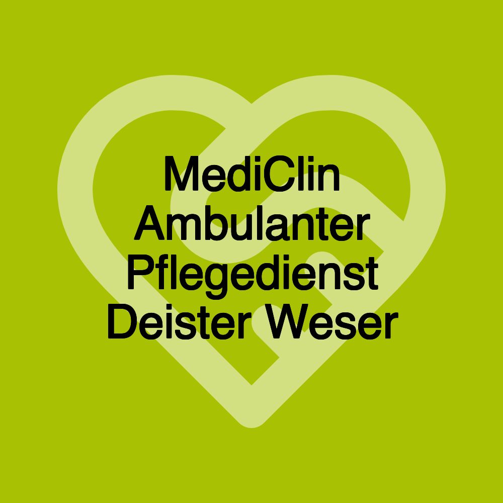 MediClin Ambulanter Pflegedienst Deister Weser