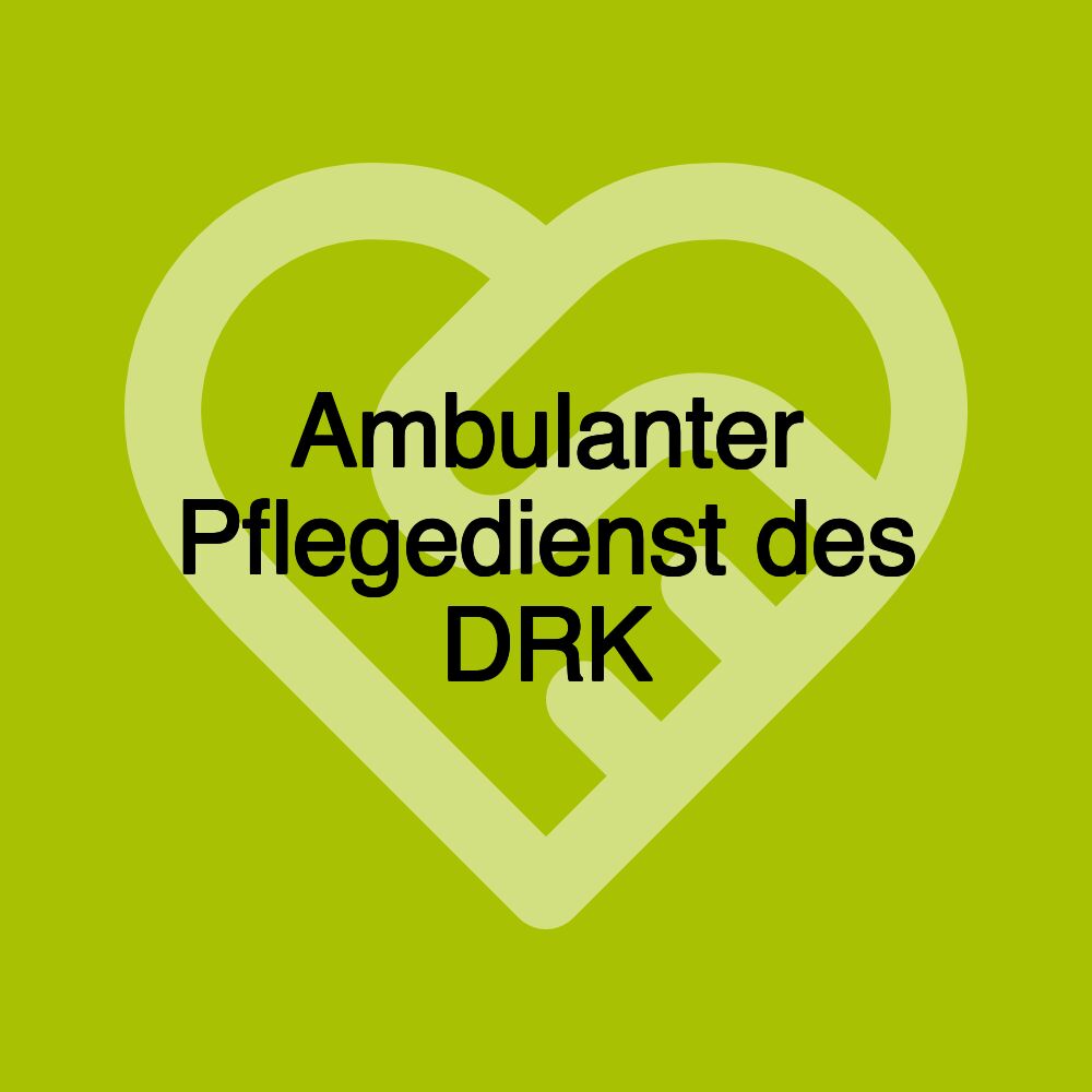 Ambulanter Pflegedienst des DRK