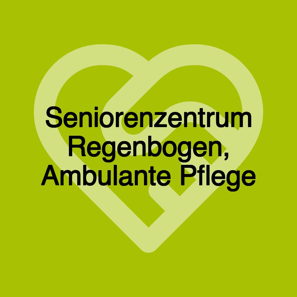 Seniorenzentrum Regenbogen, Ambulante Pflege