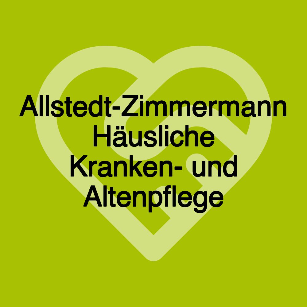 Allstedt-Zimmermann Häusliche Kranken- und Altenpflege