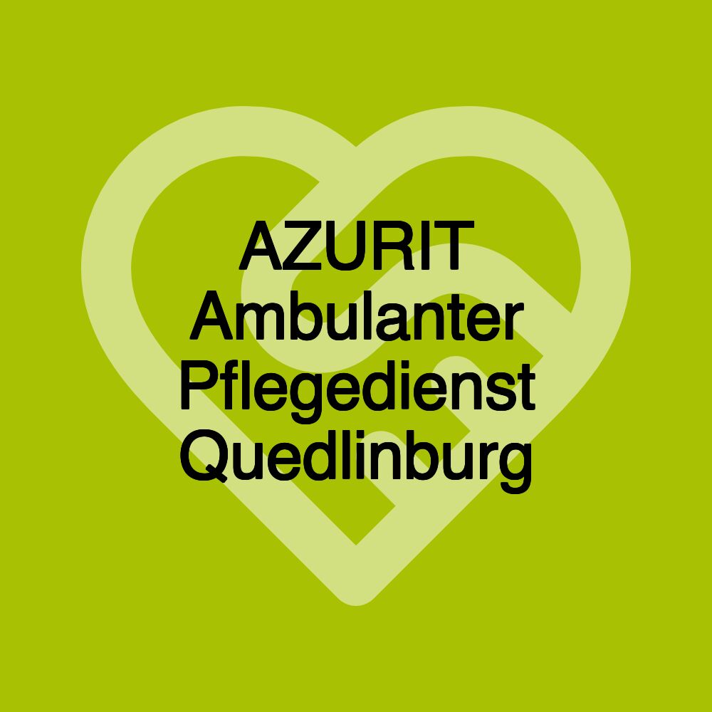 AZURIT Ambulanter Pflegedienst Quedlinburg