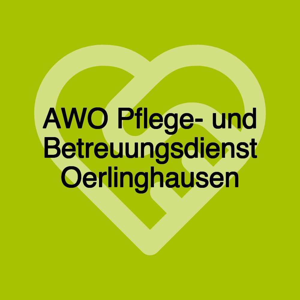 AWO Pflege- und Betreuungsdienst Oerlinghausen