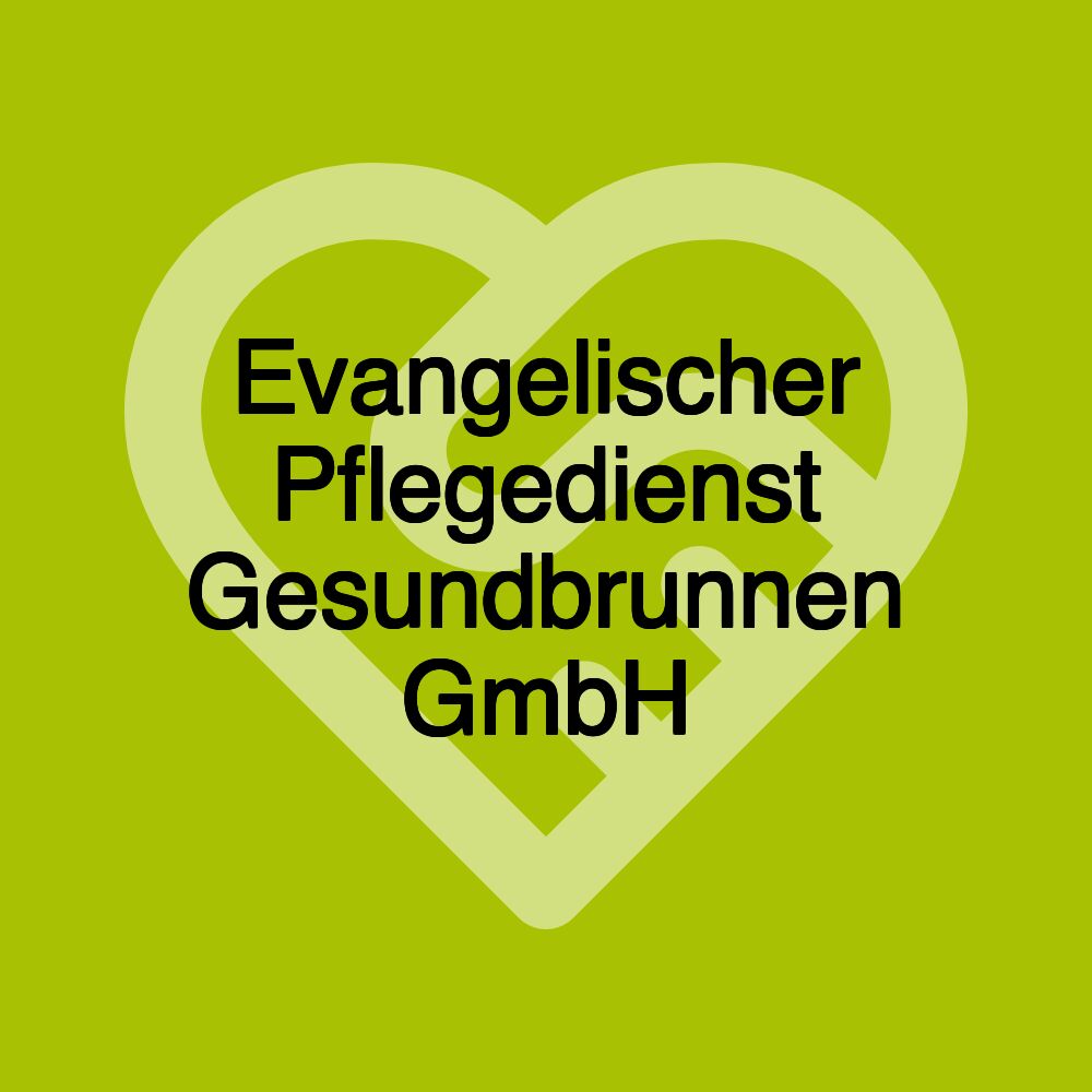 Evangelischer Pflegedienst Gesundbrunnen GmbH