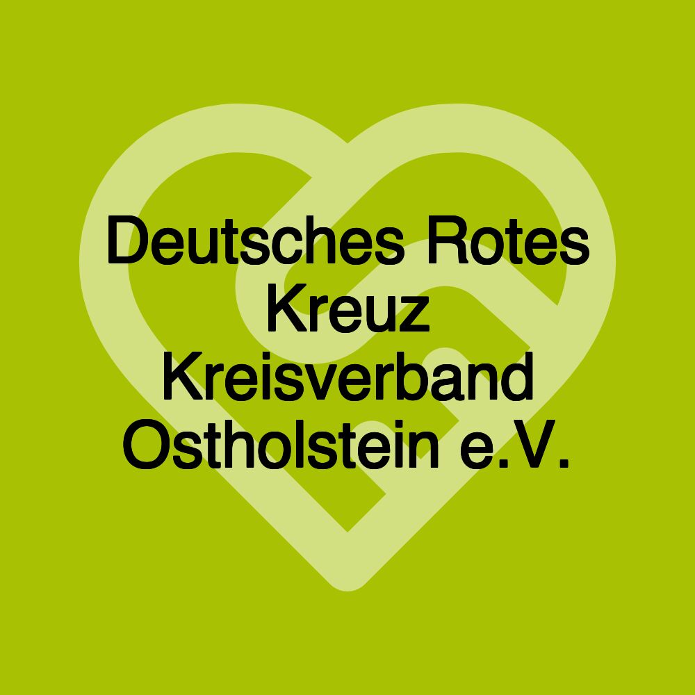 Deutsches Rotes Kreuz Kreisverband Ostholstein e.V.