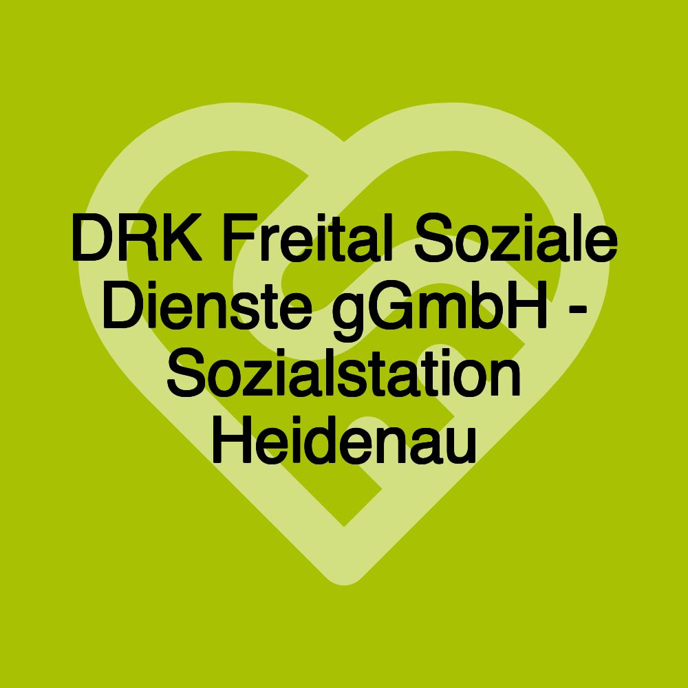 DRK Freital Soziale Dienste gGmbH - Sozialstation Heidenau