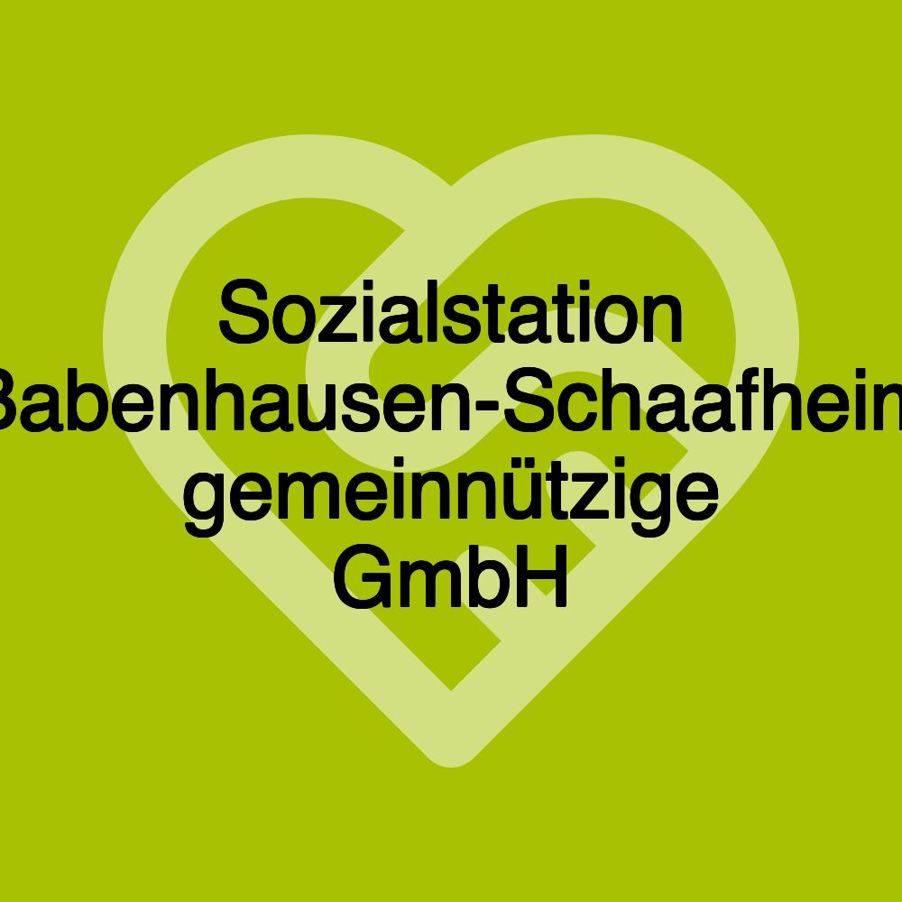 Sozialstation Babenhausen-Schaafheim gemeinnützige GmbH