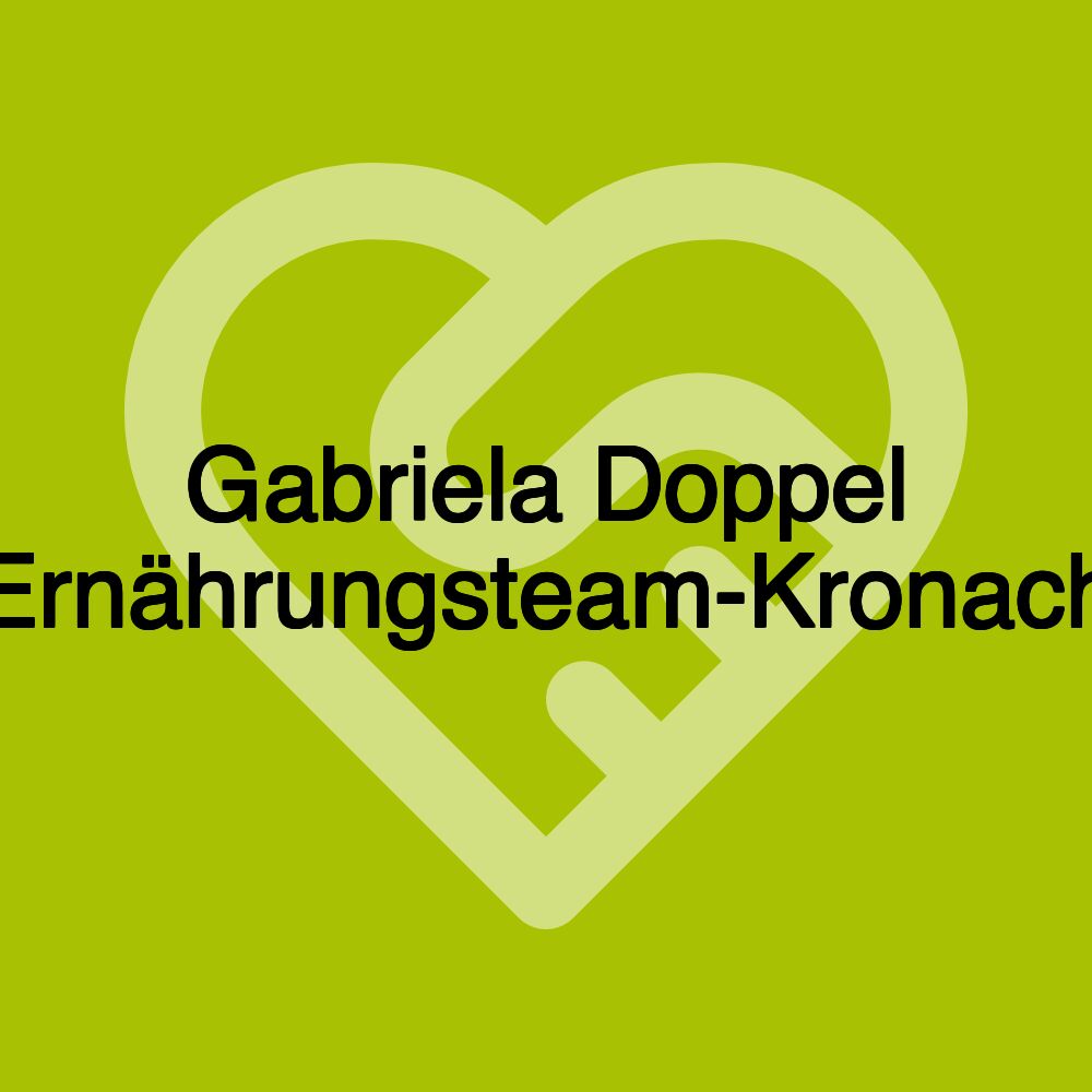 Gabriela Doppel Ernährungsteam-Kronach