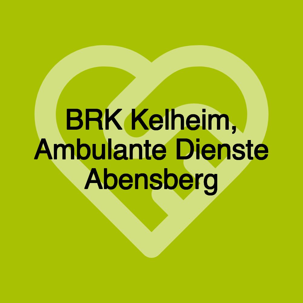 BRK Kelheim, Ambulante Dienste Abensberg