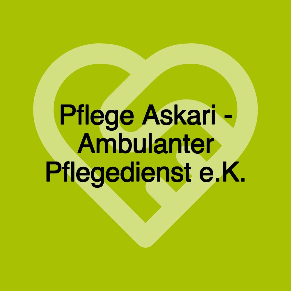 Pflege Askari - Ambulanter Pflegedienst e.K.