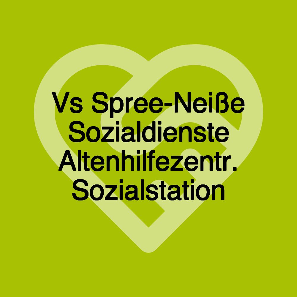 Vs Spree-Neiße Sozialdienste Altenhilfezentr. Sozialstation