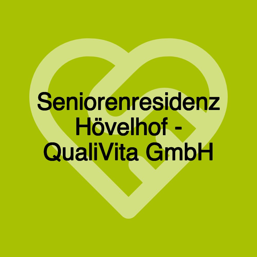 Seniorenresidenz Hövelhof - QualiVita GmbH