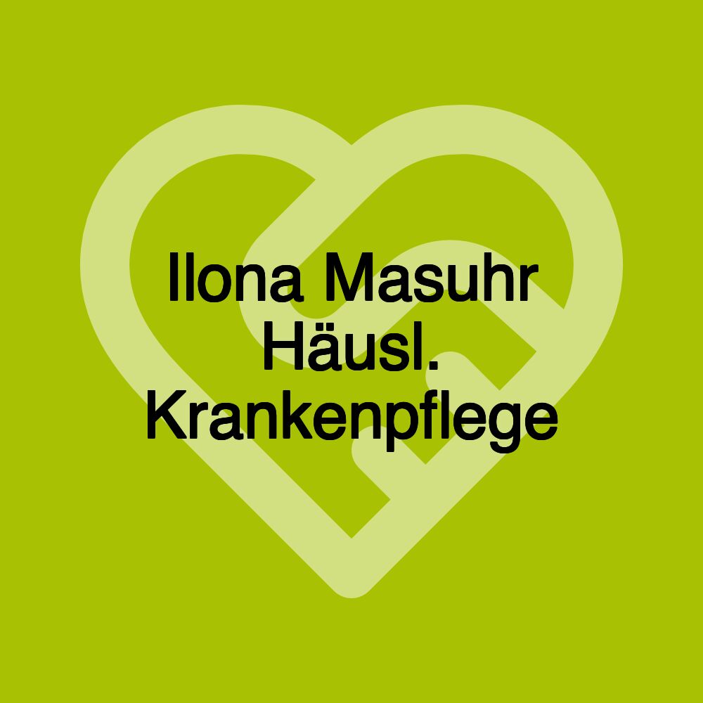 Ilona Masuhr Häusl. Krankenpflege