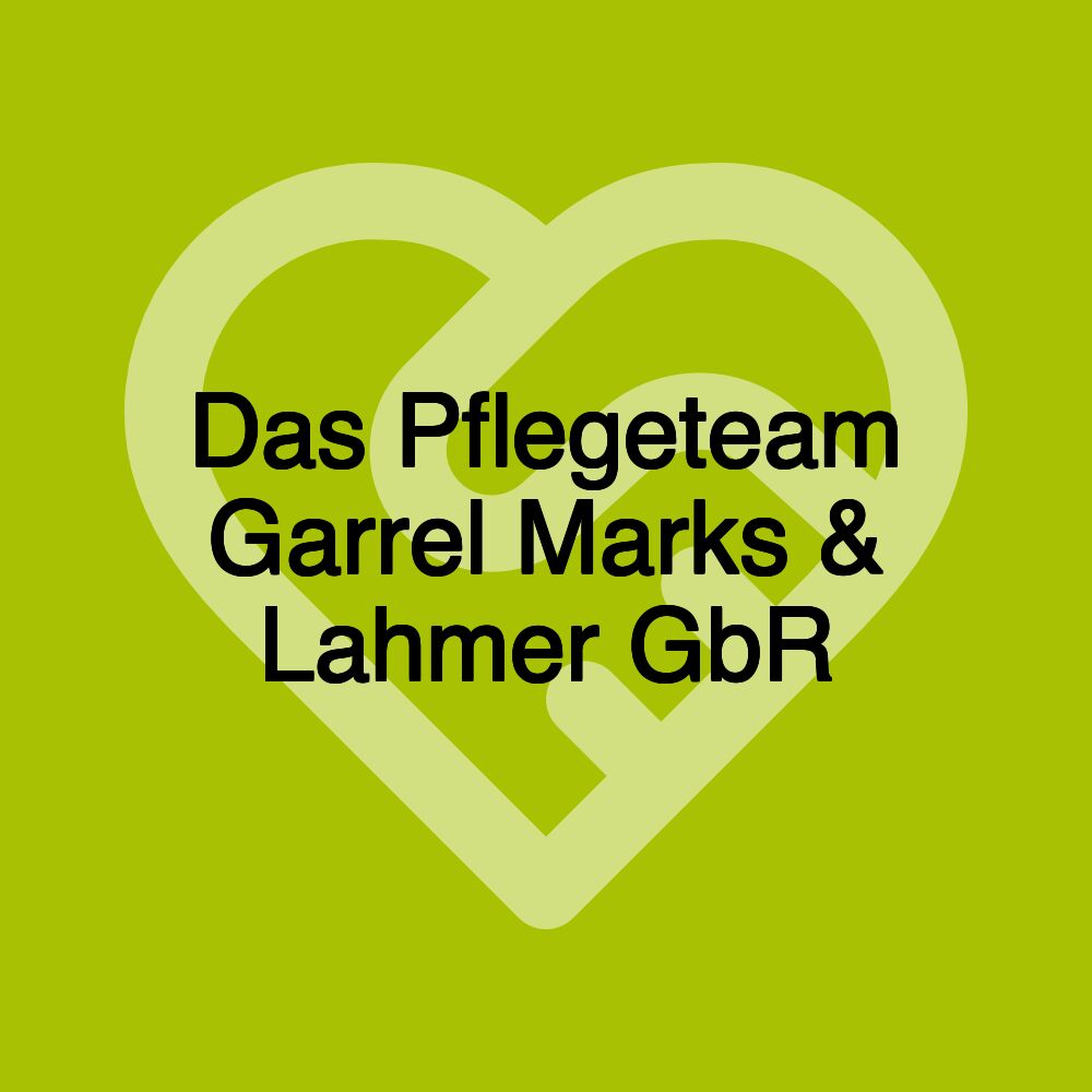 Das Pflegeteam Garrel Marks & Lahmer GbR