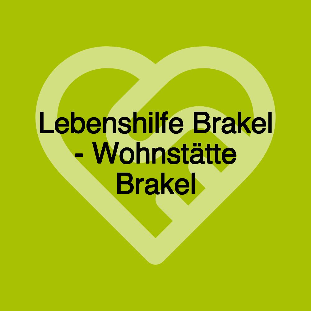 Lebenshilfe Brakel - Wohnstätte Brakel