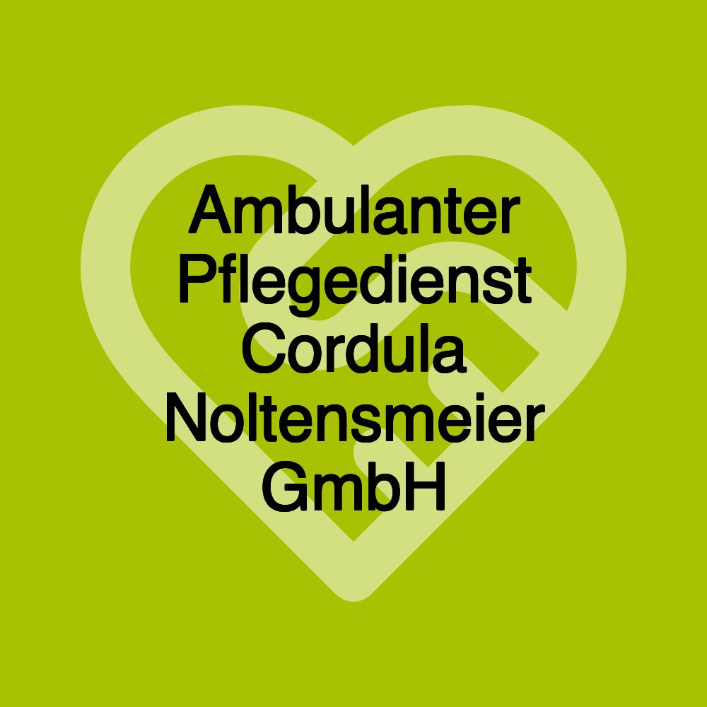 Ambulanter Pflegedienst Cordula Noltensmeier GmbH