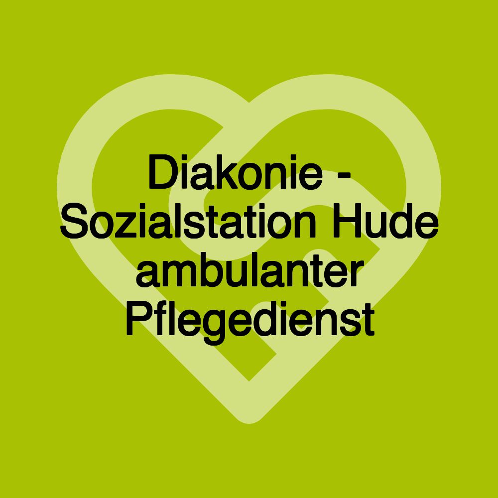 Diakonie - Sozialstation Hude ambulanter Pflegedienst