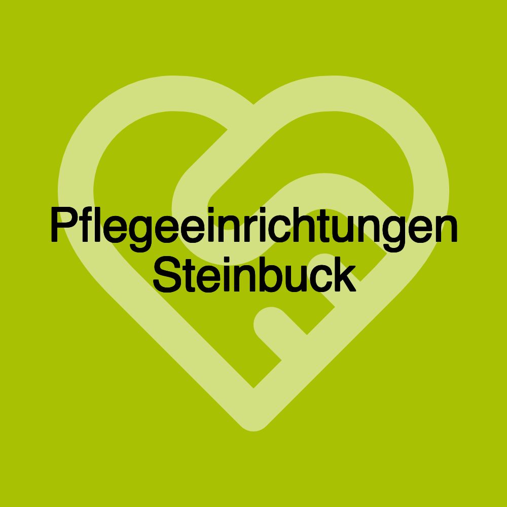 Pflegeeinrichtungen Steinbuck