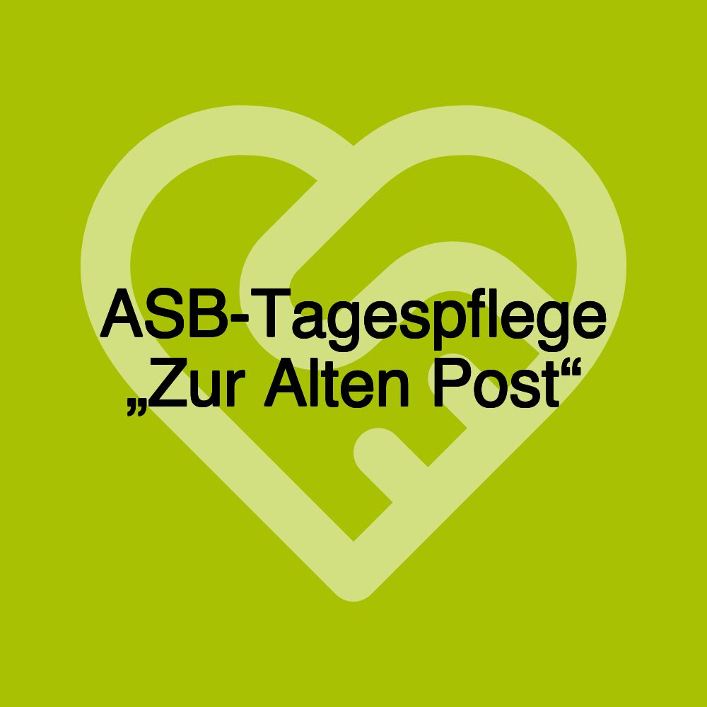 ASB-Tagespflege „Zur Alten Post“