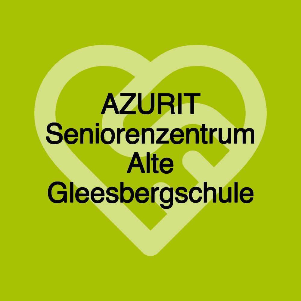 AZURIT Seniorenzentrum Alte Gleesbergschule