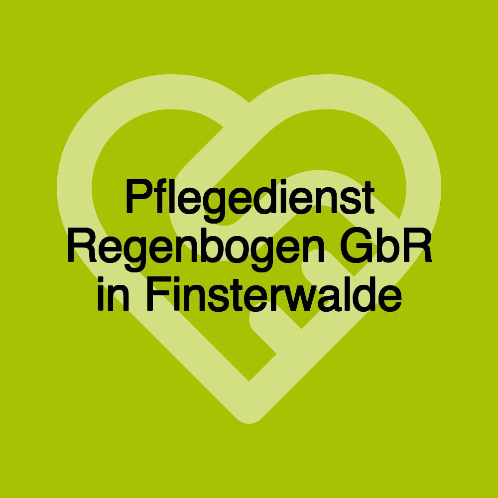 Pflegedienst Regenbogen GbR in Finsterwalde