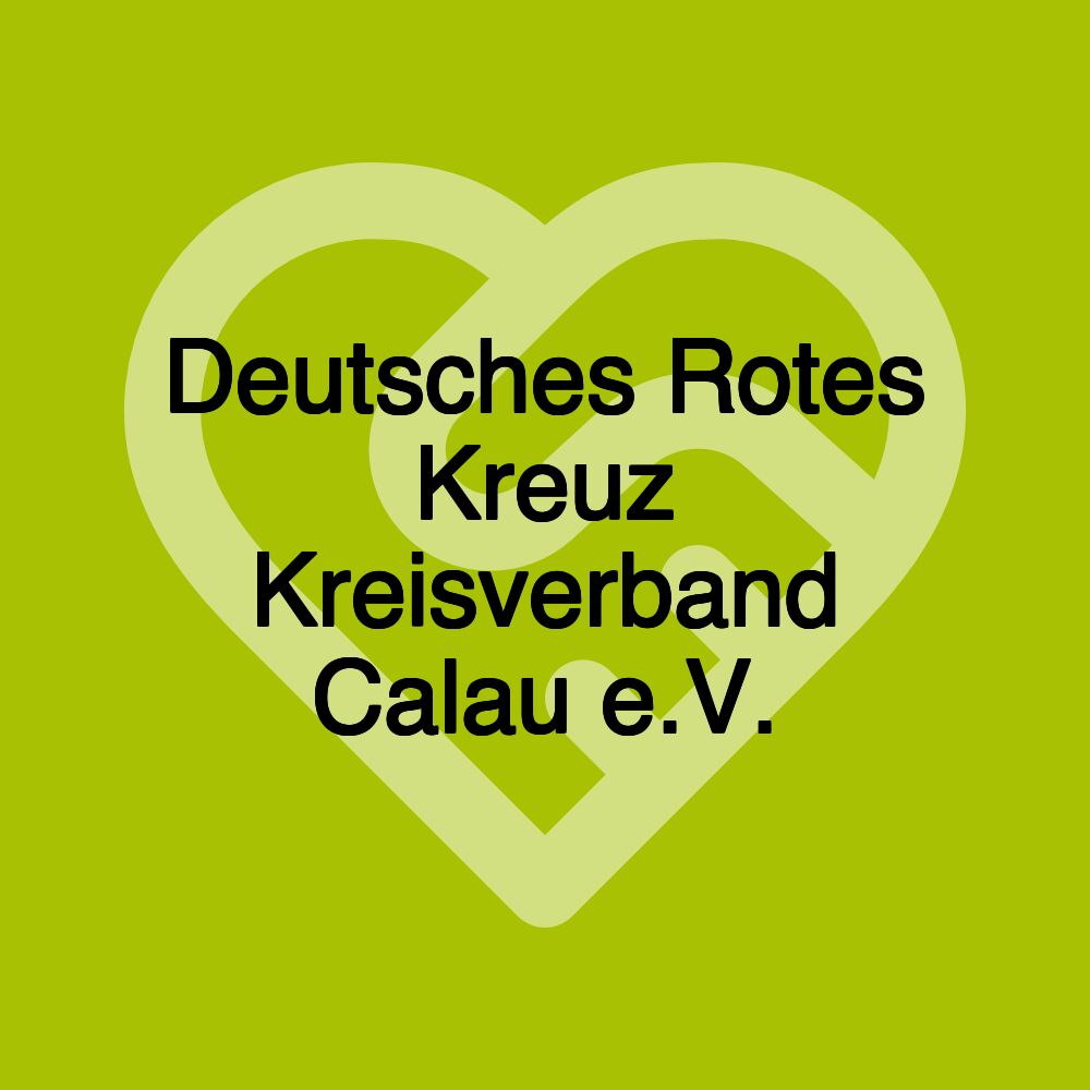 Deutsches Rotes Kreuz Kreisverband Calau e.V.