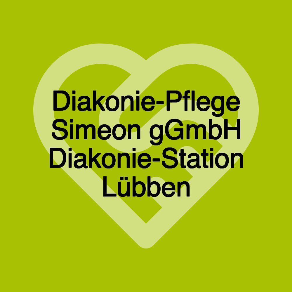 Diakonie-Pflege Simeon gGmbH Diakonie-Station Lübben