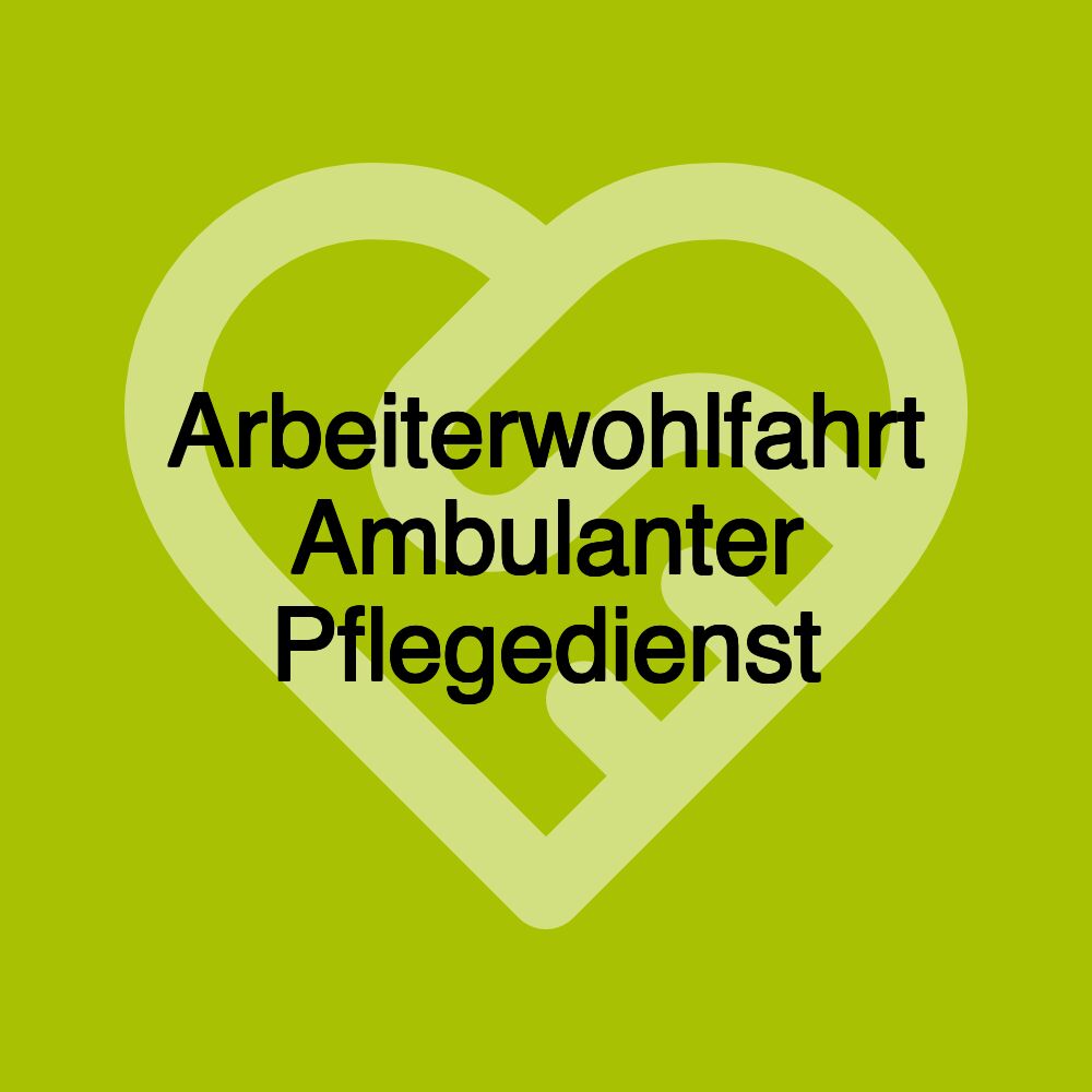 Arbeiterwohlfahrt Ambulanter Pflegedienst