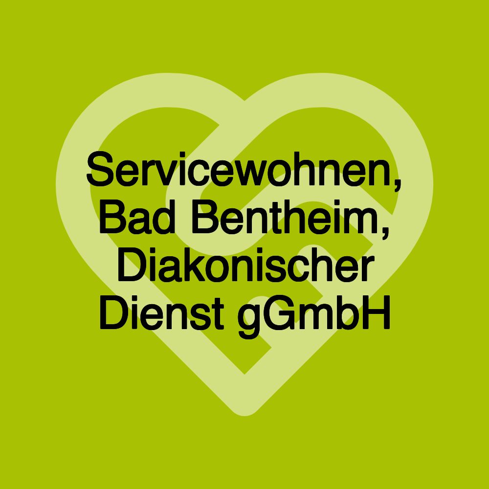 Servicewohnen, Bad Bentheim, Diakonischer Dienst gGmbH