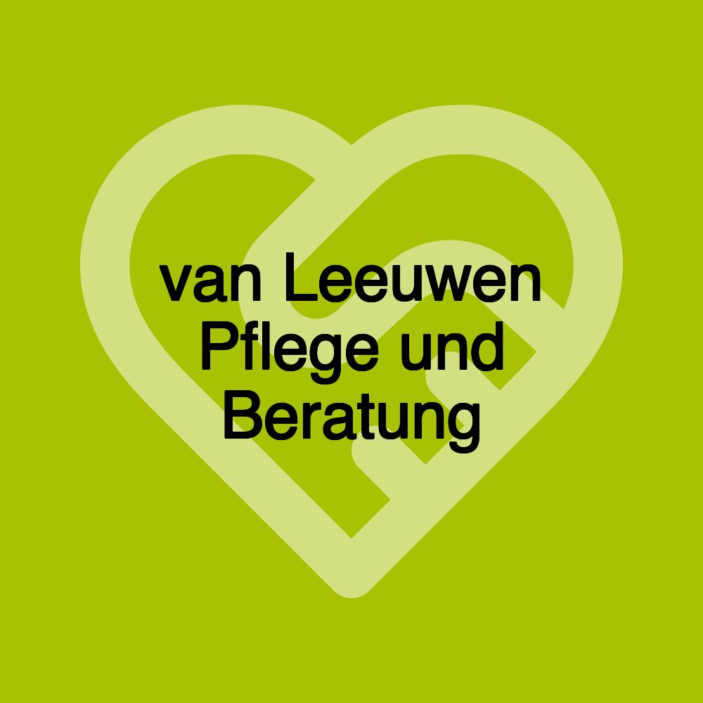 van Leeuwen Pflege und Beratung