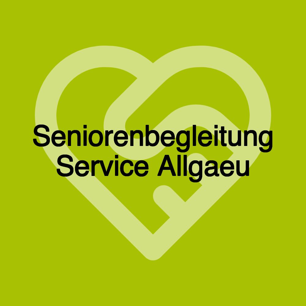 Seniorenbegleitung Service Allgaeu