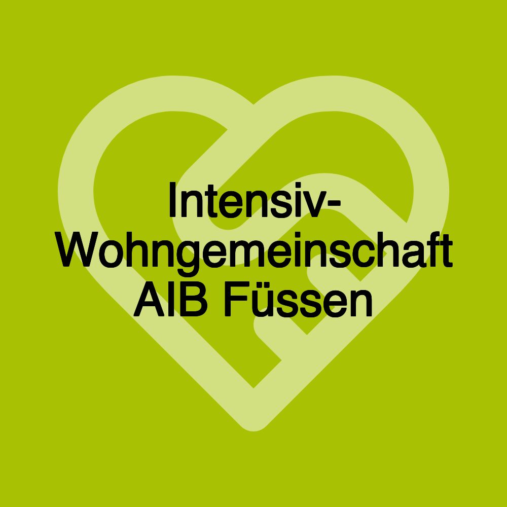 Intensiv- Wohngemeinschaft AIB Füssen