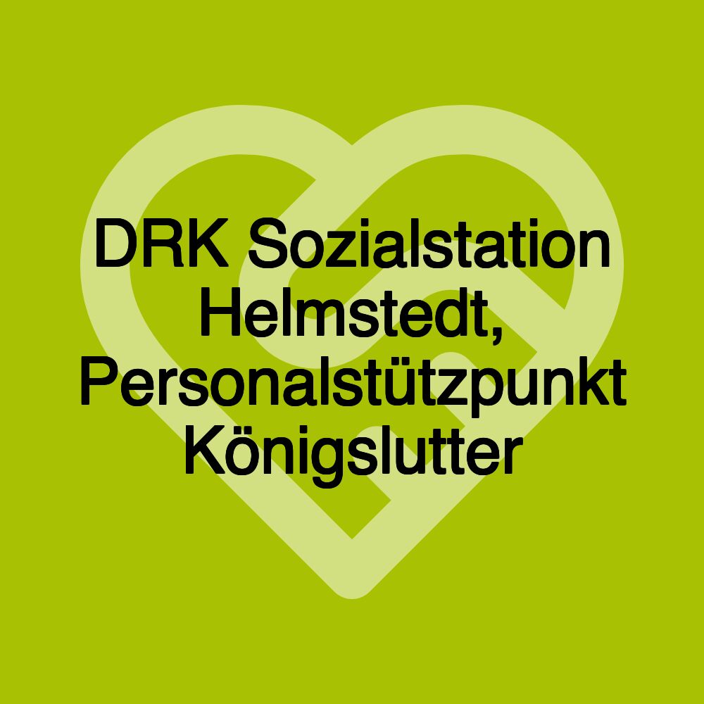 DRK Sozialstation Helmstedt, Personalstützpunkt Königslutter