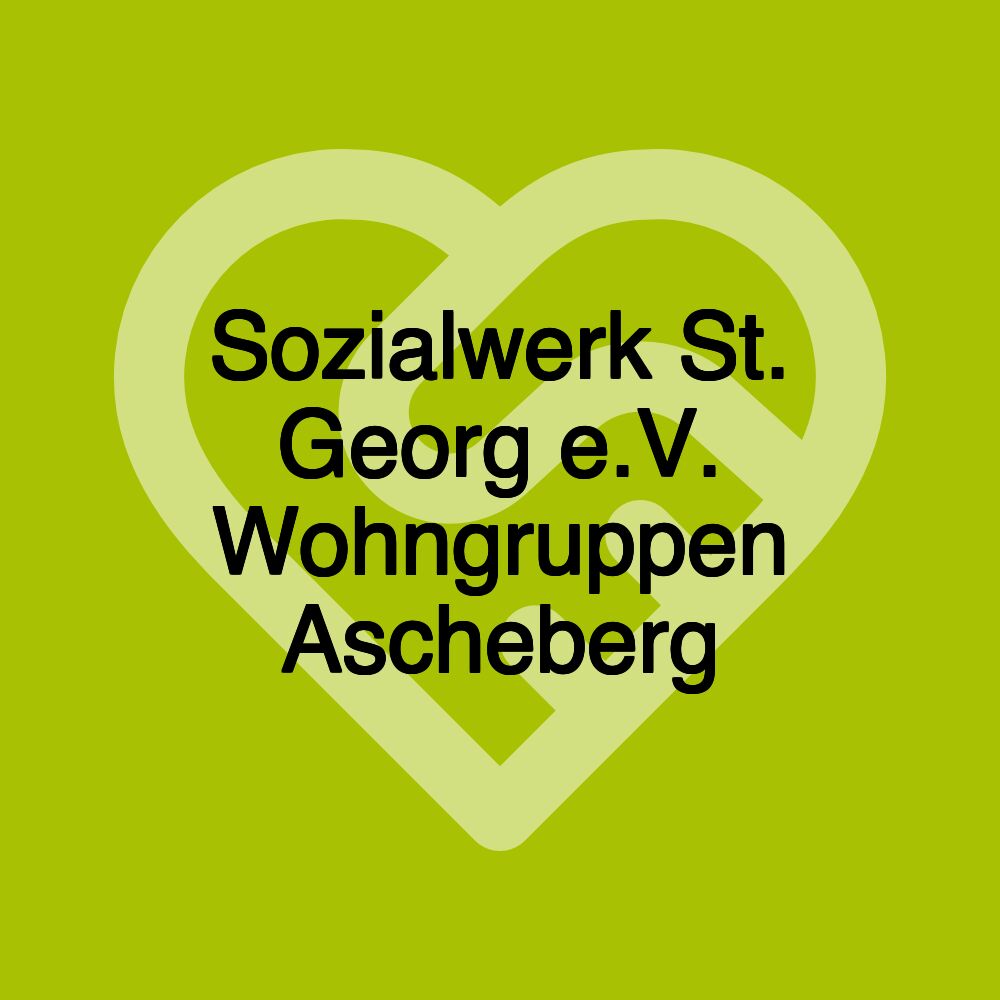 Sozialwerk St. Georg e.V. Wohngruppen Ascheberg