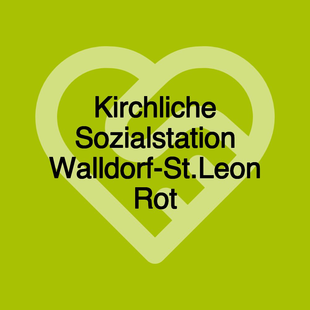 Kirchliche Sozialstation Walldorf-St.Leon Rot