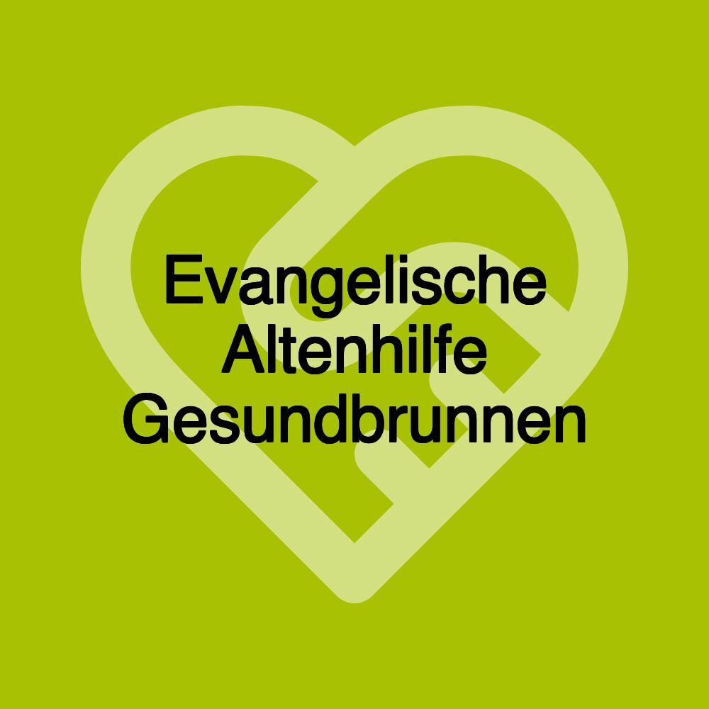 Evangelische Altenhilfe Gesundbrunnen