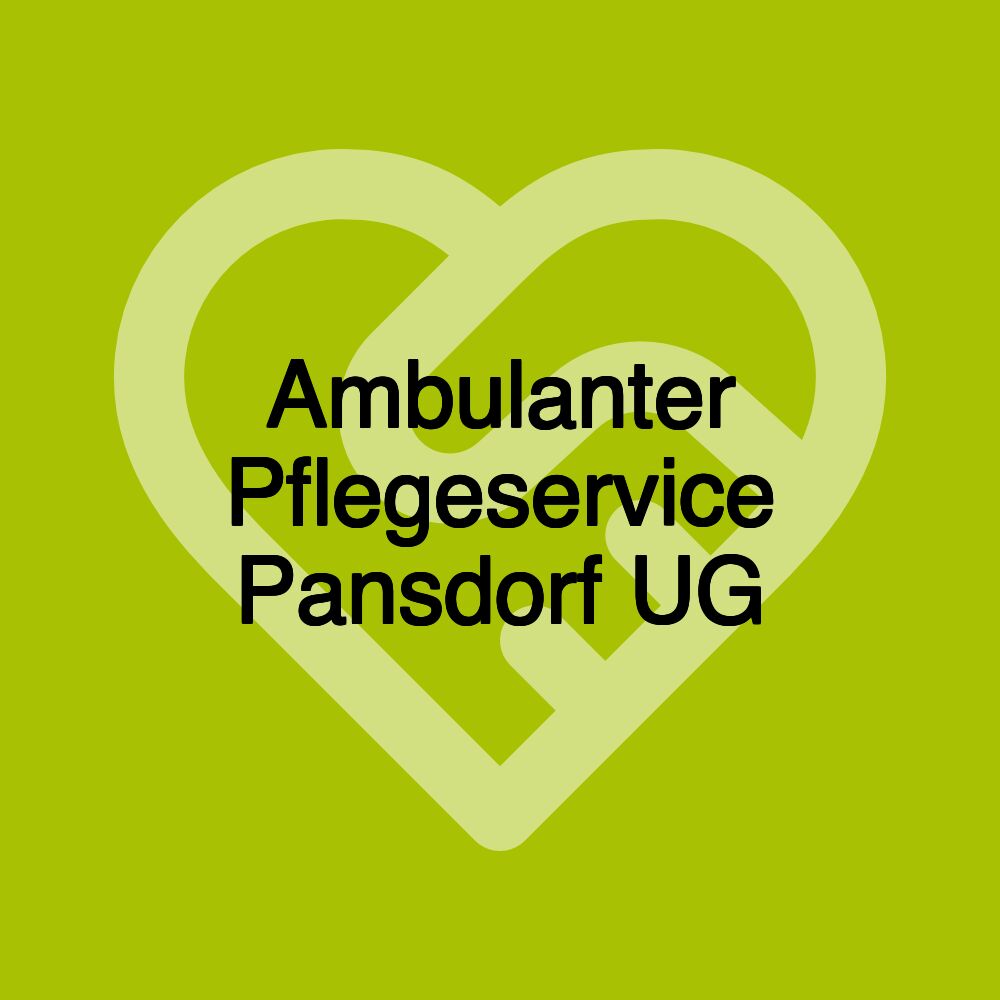 Ambulanter Pflegeservice Pansdorf UG