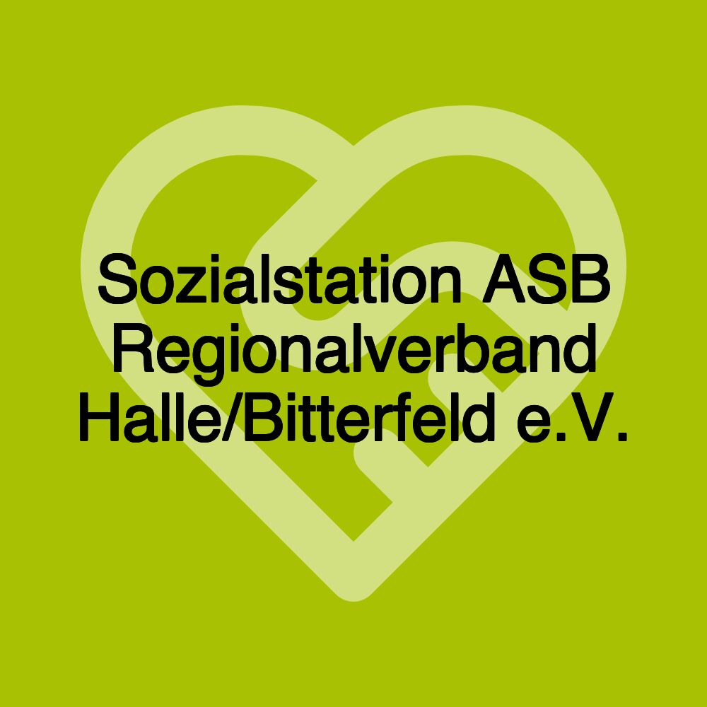 Sozialstation ASB Regionalverband Halle/Bitterfeld e.V.